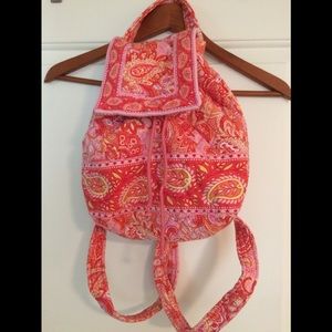 Vera Bradley back pack purse